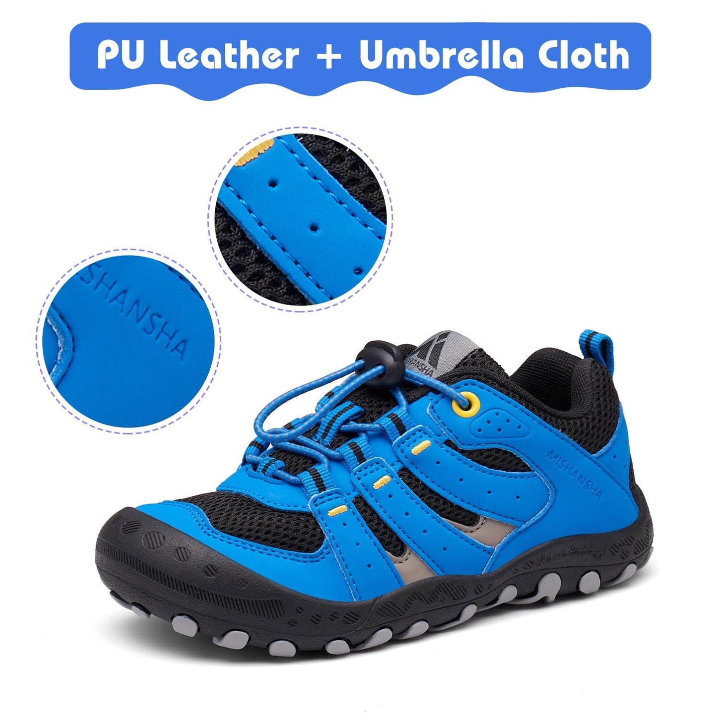 Kids Outdoor Hiking Sneakers Anti-Collision Trail Shoe